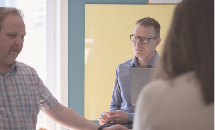 Bild som beskriver Ta de första stegen för att bli mer cybersäker